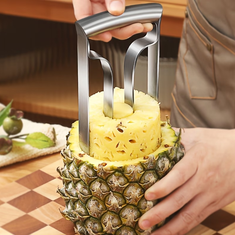 Kitchen Gadgets And Tools - ที่ปอกสับปะรด ที่คว้านสับปะรด ที่หั่นสับปะรด สแตนเลส ที่ตัดผลไม้ ที่ปอกผลไม้