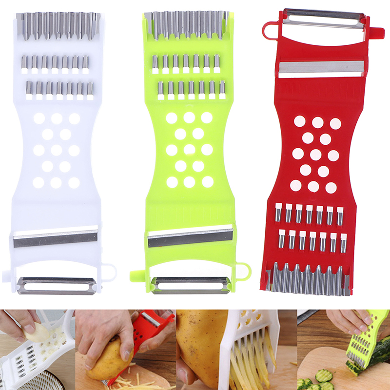 Kitchen Tools Gadgets Vegetable Fruit Peeler Parer Julienne Cutter Multifunction - อุปกรณ์ครัวอเนกประสงค์ เครื่องปอกผักผลไม้ เครื่องหั่นเส้น