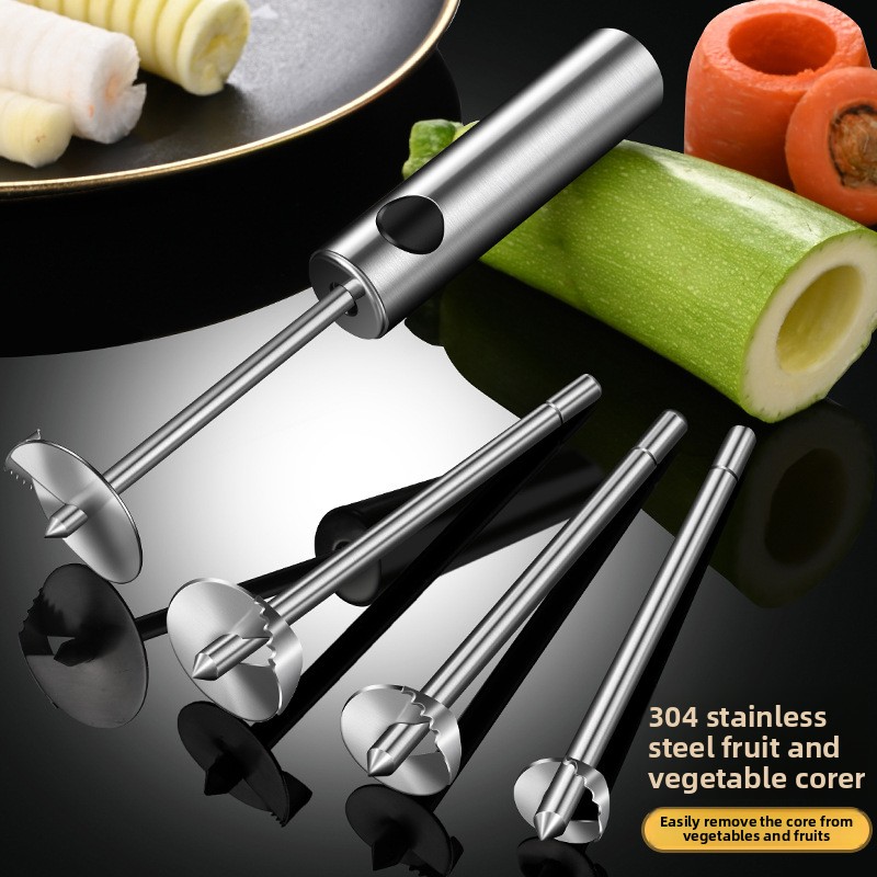 Kitchen Gadgets And Tools - ชุดอุปกรณ์ครัว 1 ชุด เครื่องเจาะผัก เครื่องคว้าน เครื่องทำผักเกลียว