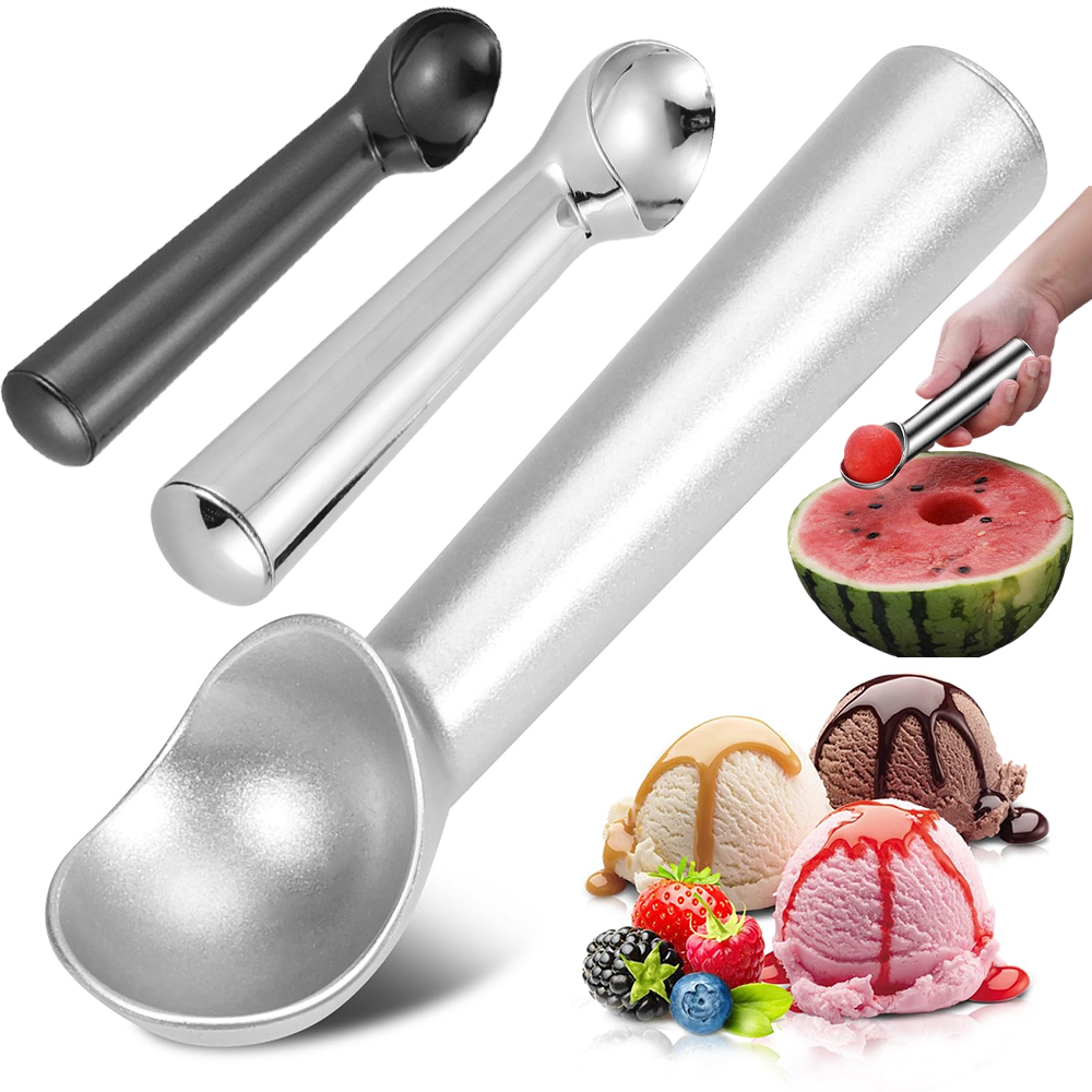 Kitchen Gadgets Everyone Needs - ช้อนตักไอศกรีมช้อนตักไอศกรีมช้อนตักคุกกี้ลูกผลไม้โยเกิร์ตเชอร์เบทสกู๊ตเตอร์เครื่องใช้ในครัวที่บ้าน