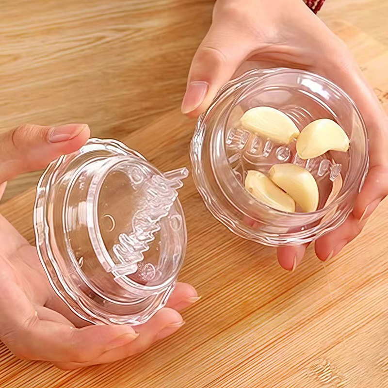 Kitchen Gadgets Everyone Needs - ที่บดกระเทียมอเนกประสงค์แบบใหม่ เครื่องบดกระเทียมแบบใช้มือ เครื่องสับแบบใช้เชือก อุปกรณ์ครัว SGGJ002