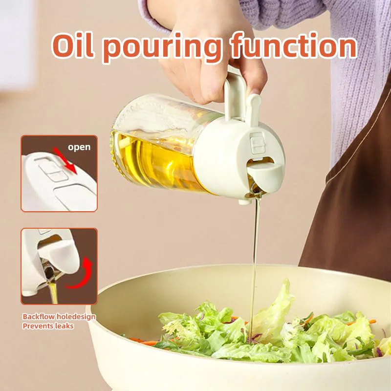 Kitchen Gadgets New 2025 - ขวดสเปรย์น้ำมันใหม่ ปี 2025 สำหรับแคมป์ปิ้ง บาร์บีคิว ทำอาหาร
