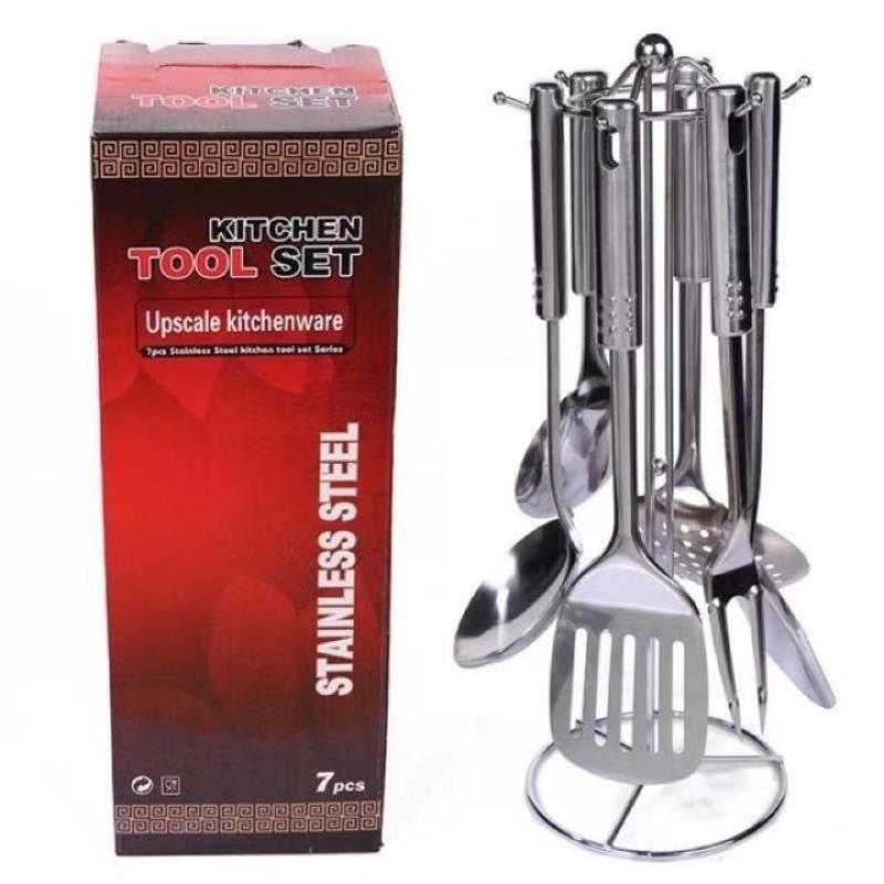 Kitchen Gadgets And Utensils - ชุดเครื่องครัวสแตนเลส 7 in 1 รุ่นใหม่ ลดราคา