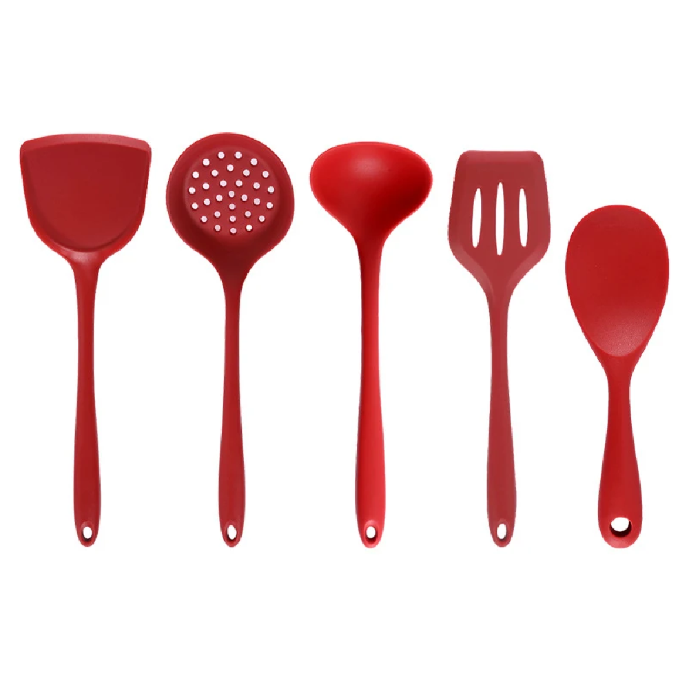 Kitchen Gadgets And Utensils - ชุดอุปกรณ์เครื่องครัวทำจากซิลิโคนเครื่องใช้ในครัวซิลิโคนกันความร้อนอุปกรณ์พื้นฐานสำหรับทำเครื่องครัวไม่ติด