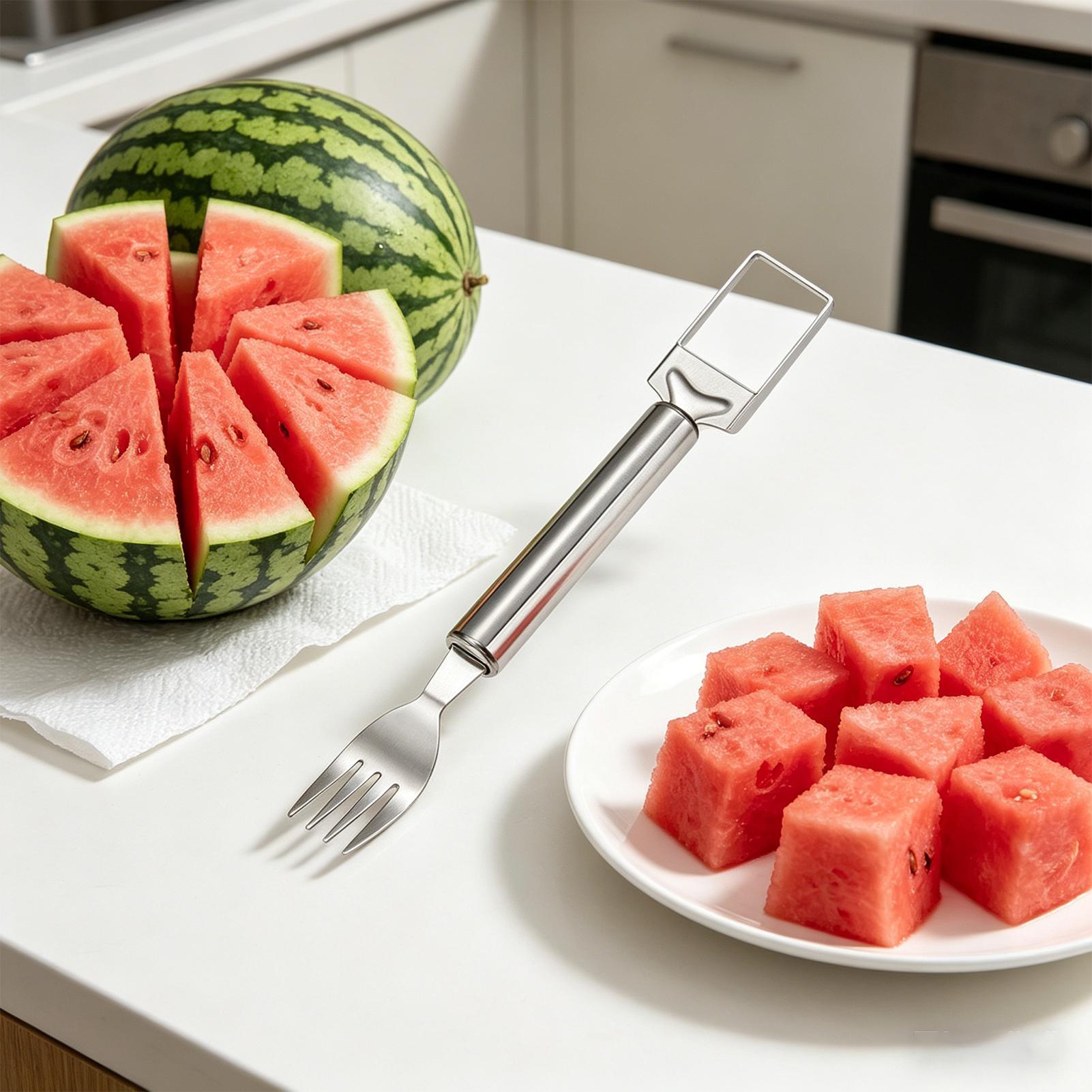 เครื่องตัดแตงโมแบบสองหัว อุปกร - Watermelon Slicer Cutter บทวิจารณ์และราคา