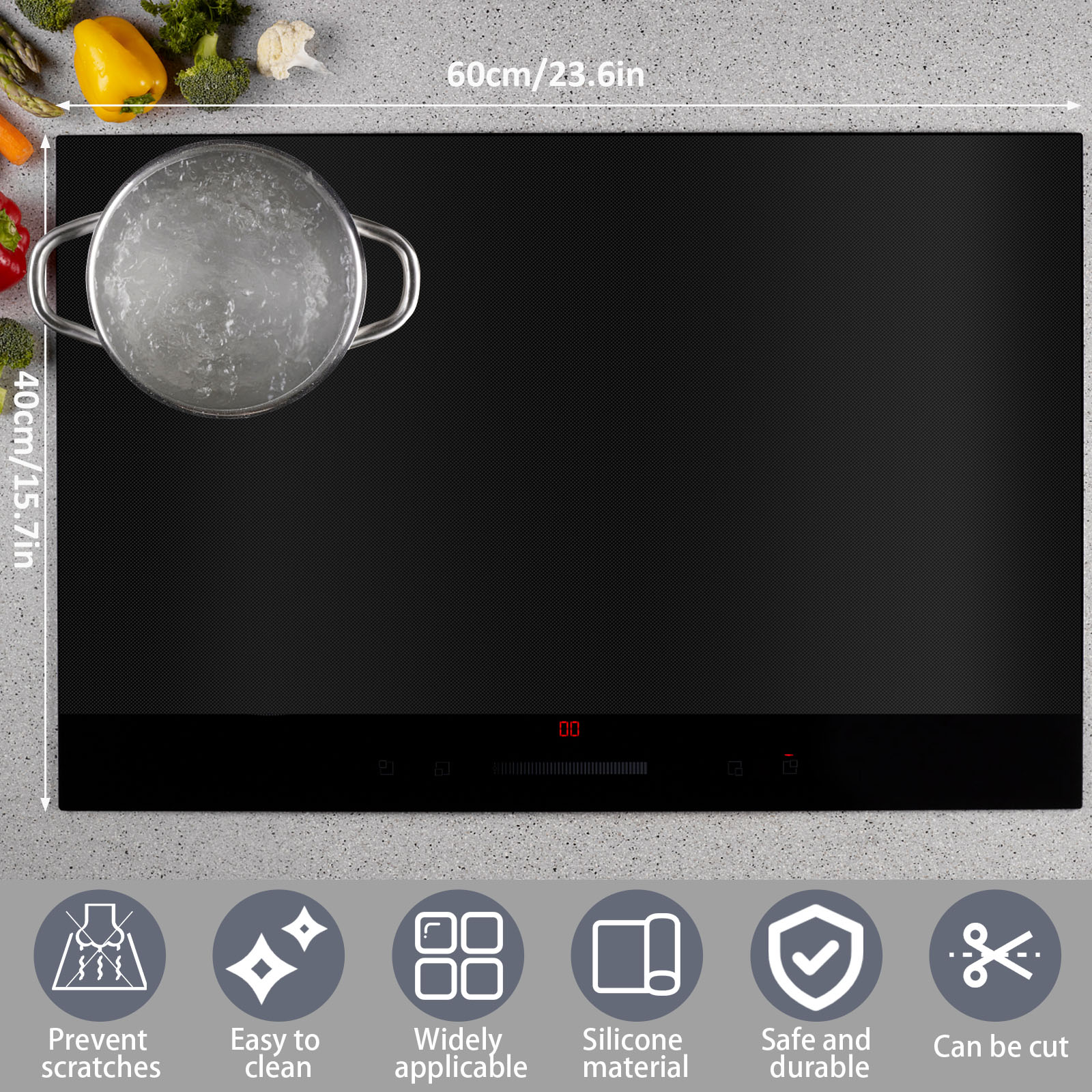 แผ่นซิลิโคนรองเตาไฟฟ้ากันลื่นแ - Kitchen Gadgets Everyone Needs บทวิจารณ์และราคา