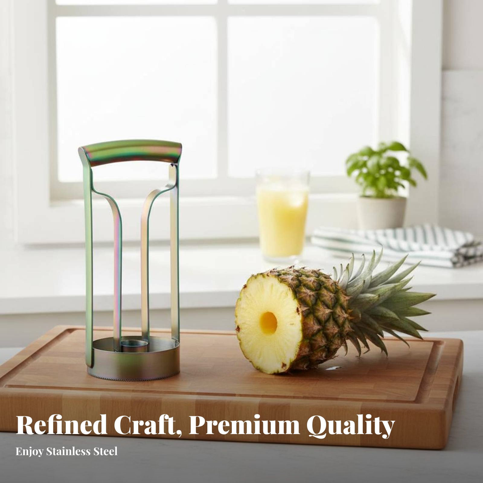 เครื่องตัดสับปะรดสแตนเลส ตัดแก - Kitchen Gadgets And Tools บทวิจารณ์และราคา