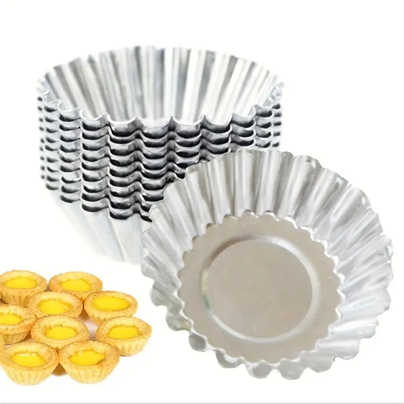 แม่พิมพ์ทาร์ตไข่อลูมิเนียมแบบน - Kitchen Handy Gadgets บทวิจารณ์และราคา