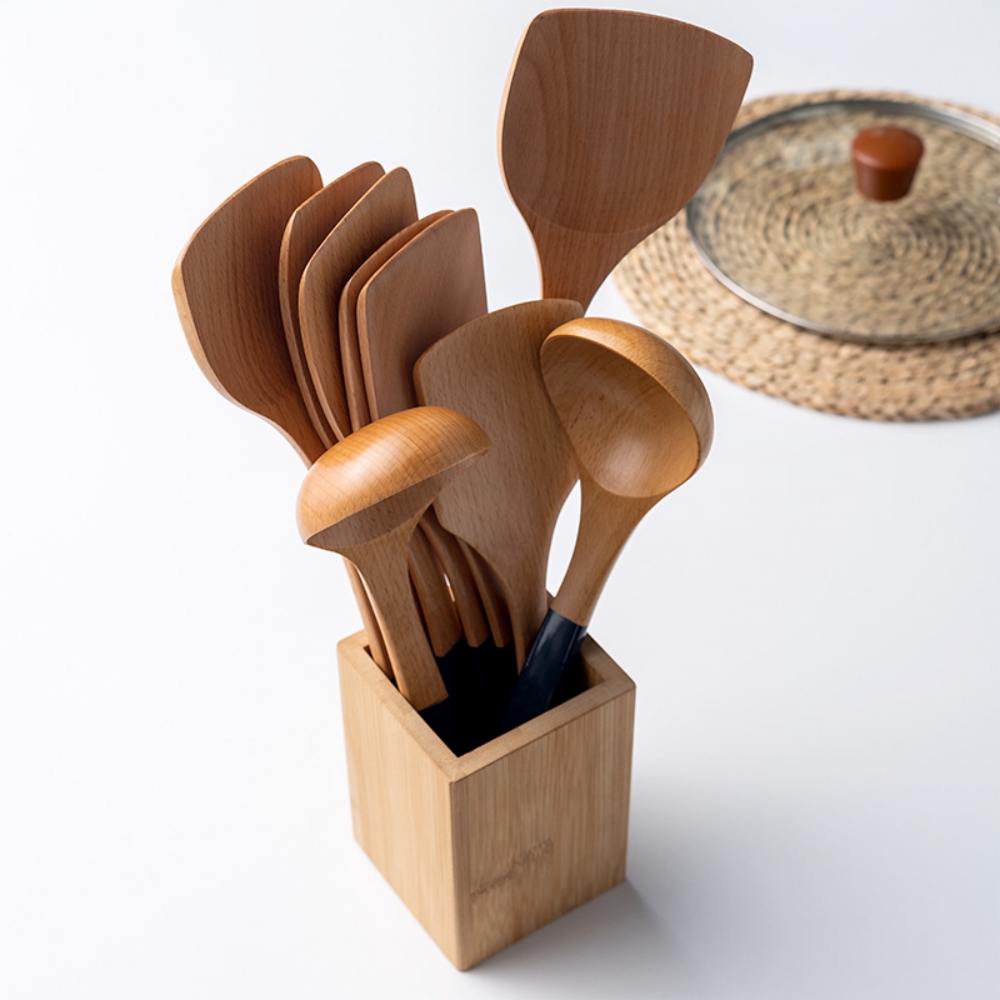 ตะหลิวไม้เอนกประสงค์แบบไม่ติดก - Kitchen Gadgets And Utensils บทวิจารณ์และราคา