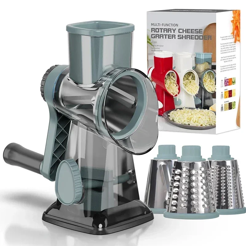 เครื่องขูดชีสแบบหมุน 3-in-1 ปี - Kitchen Gadgets New 2025 บทวิจารณ์และราคา