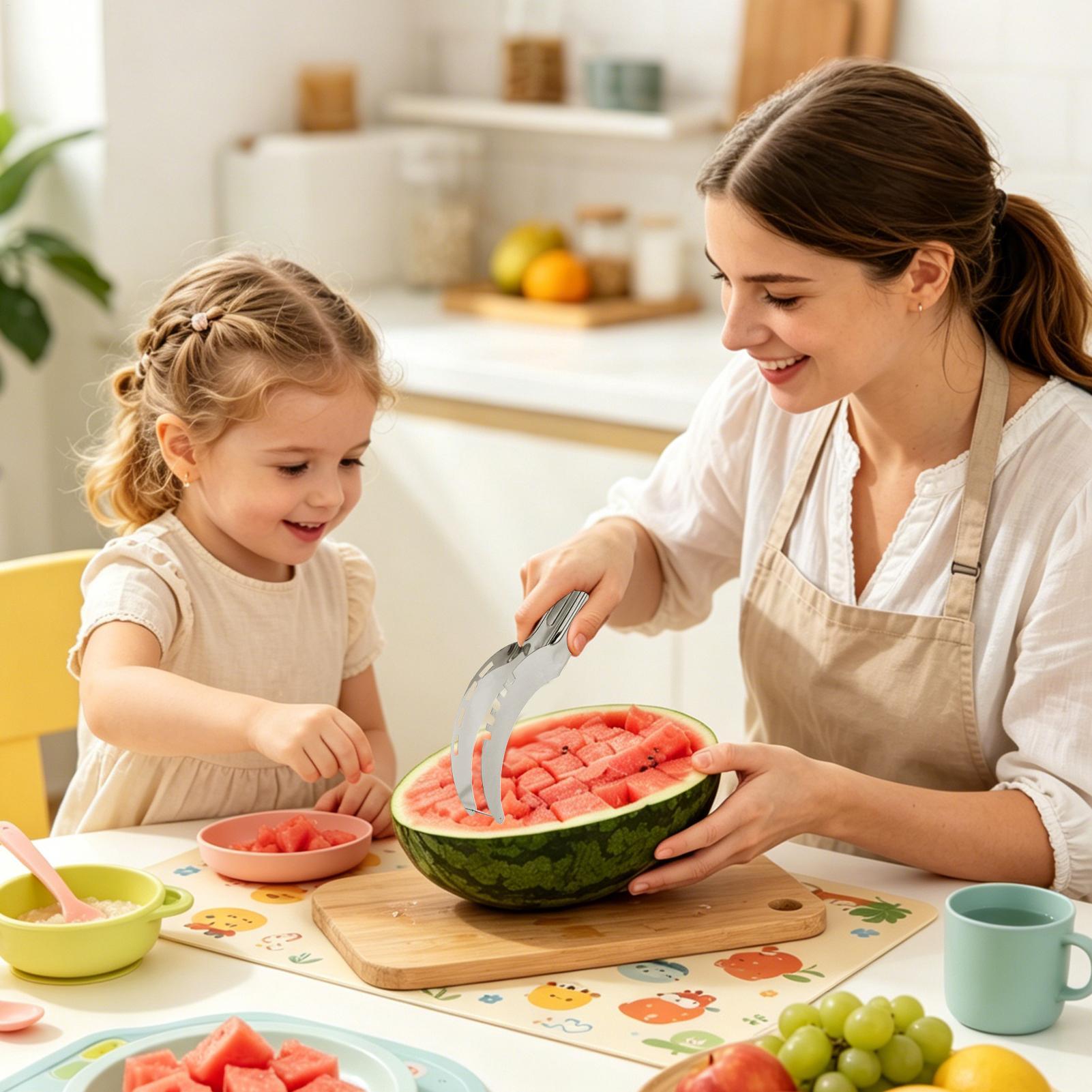 ที่ตัดแตงโม ที่จับกันลื่น ออกแ - Watermelon Slicer Cutter บทวิจารณ์และราคา