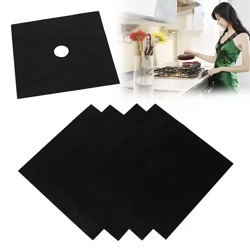 4 ชิ้นสแควร์ฟอยล์แก๊ส Hob Prot - Kitchen Gadgets Everyone Needs บทวิจารณ์และราคา