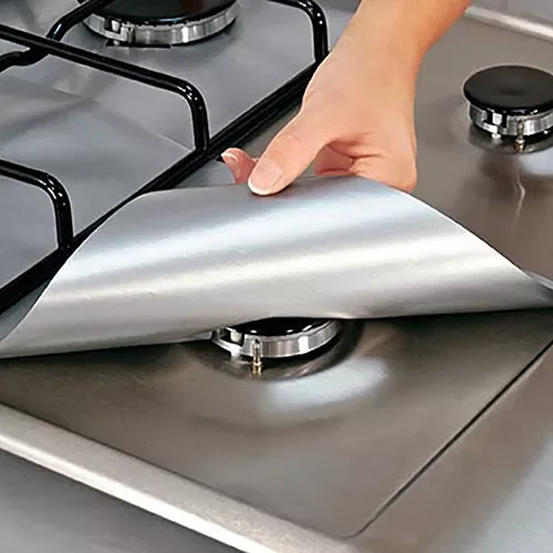 4 ชิ้นสแควร์ฟอยล์แก๊ส Hob Prot - Kitchen Gadgets Everyone Needs บทวิจารณ์และราคา