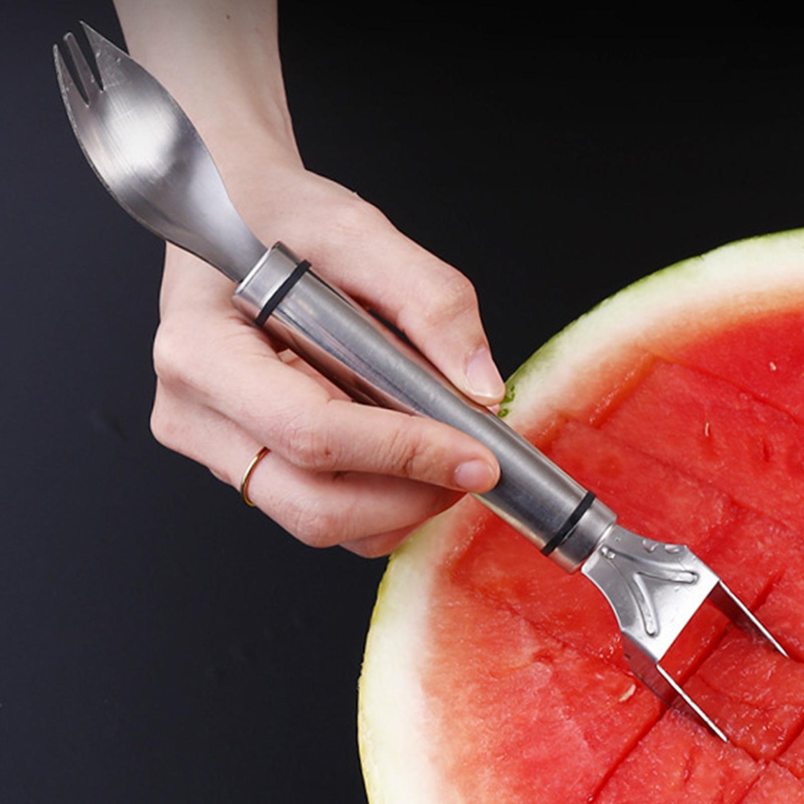 ที่ตัดแตงโม 2-in-1 พร้อมส้อม ส - Watermelon Slicer Cutter บทวิจารณ์และราคา