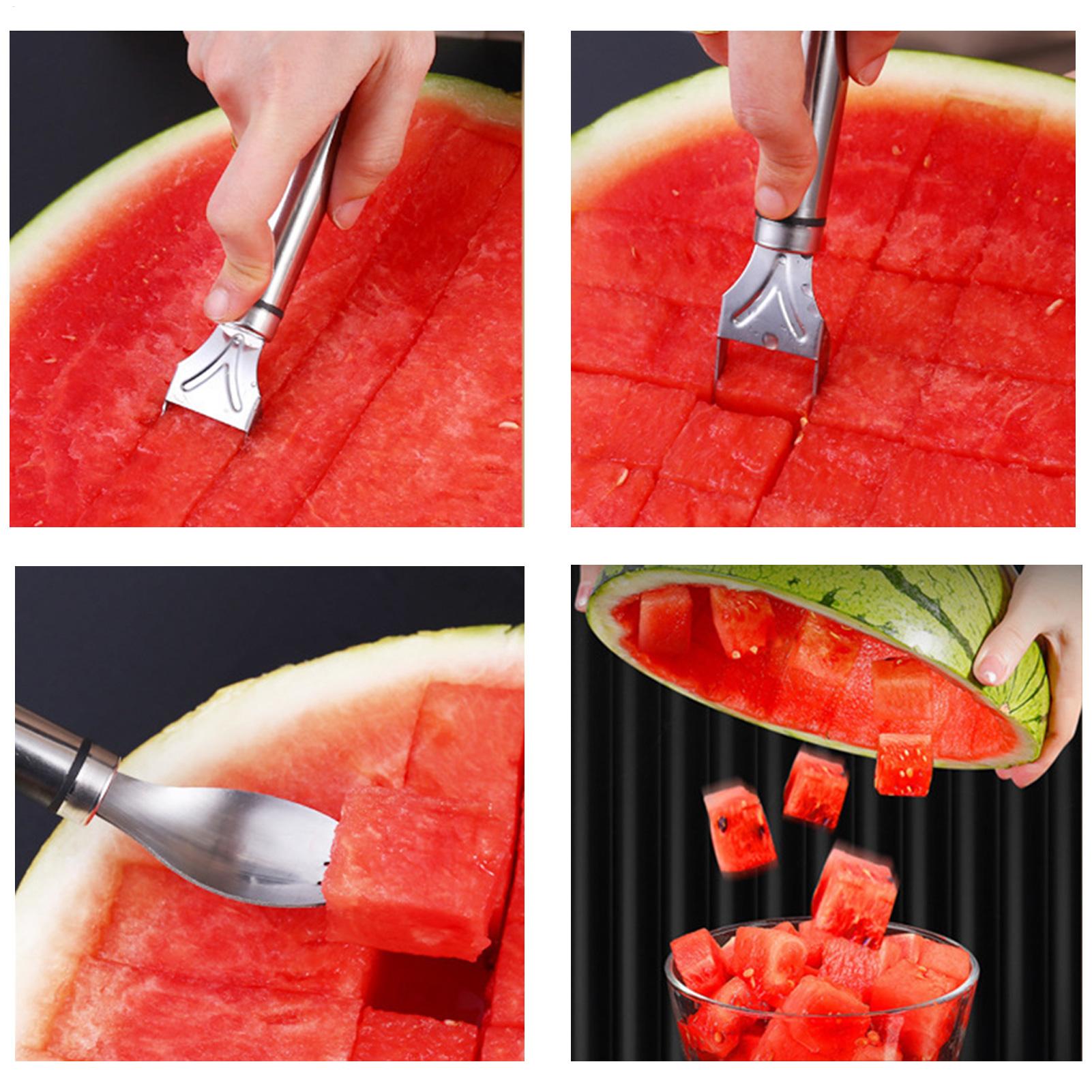 ที่ตัดแตงโม 2-in-1 พร้อมส้อม ส - Watermelon Slicer Cutter บทวิจารณ์และราคา