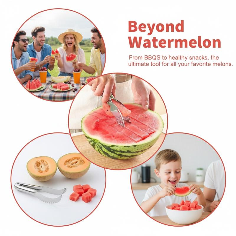 เครื่องมือหั่นแตงโมแบบกังหันลม - Watermelon Slicer Cutter บทวิจารณ์และราคา