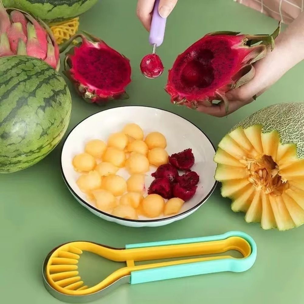 ที่ตักเมลอน 3 in 1 แบบสองหัว ส - Watermelon Slicer Cutter บทวิจารณ์และราคา