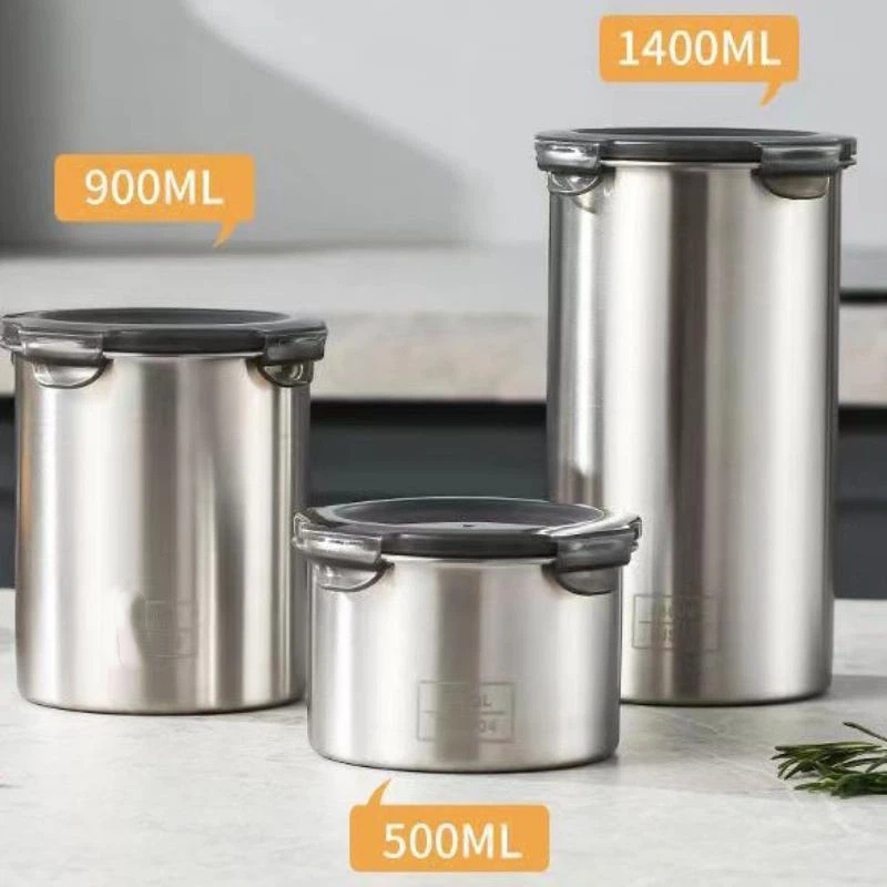 ขวดโหลเก็บอาหาร 500/900/1400 ม - Food Storage Containers บทวิจารณ์และราคา