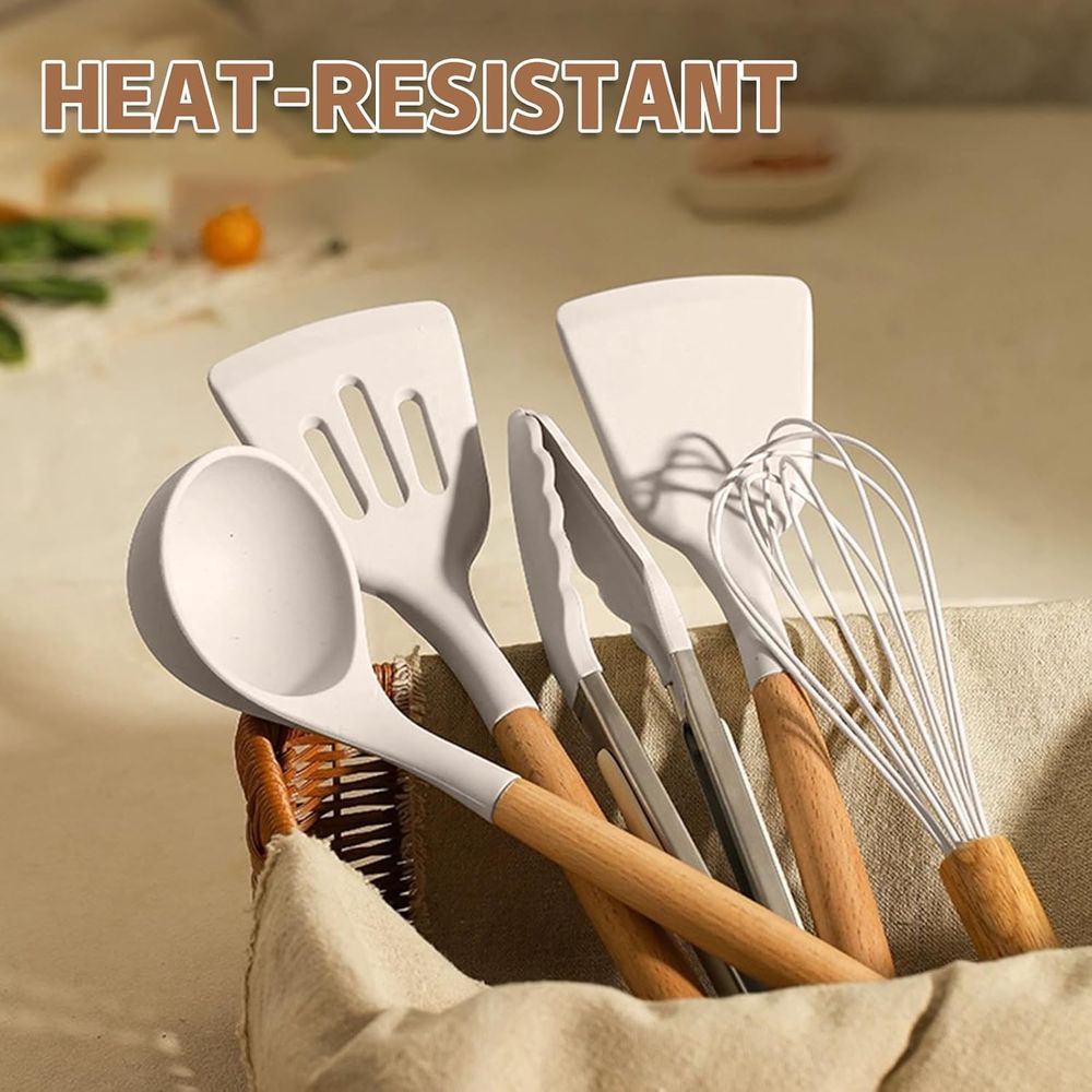 ชุดอุปกรณ์ครัวซิลิโคนเกรดหนาพิ - Kitchen Gadgets And Utensils บทวิจารณ์และราคา