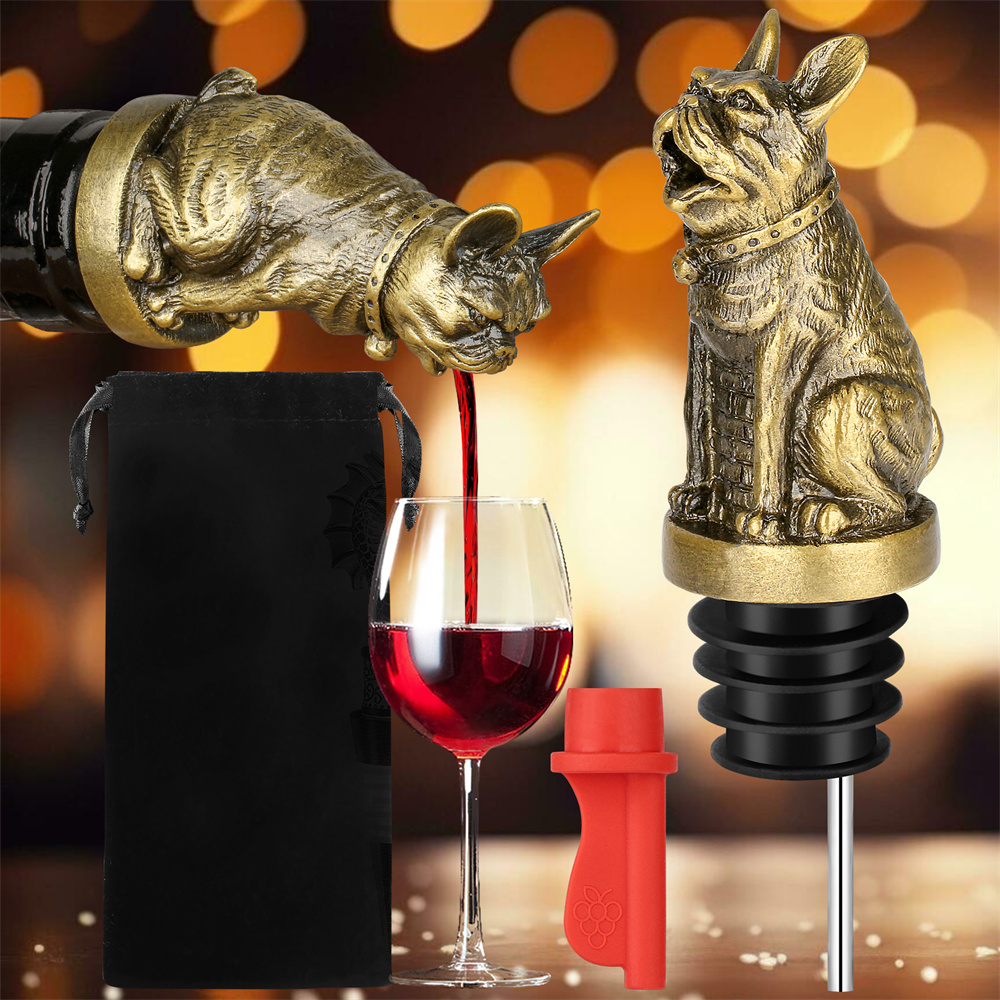 น่ารัก French Bulldog ไวน์ Pou - Kitchen Handy Gadgets บทวิจารณ์และราคา
