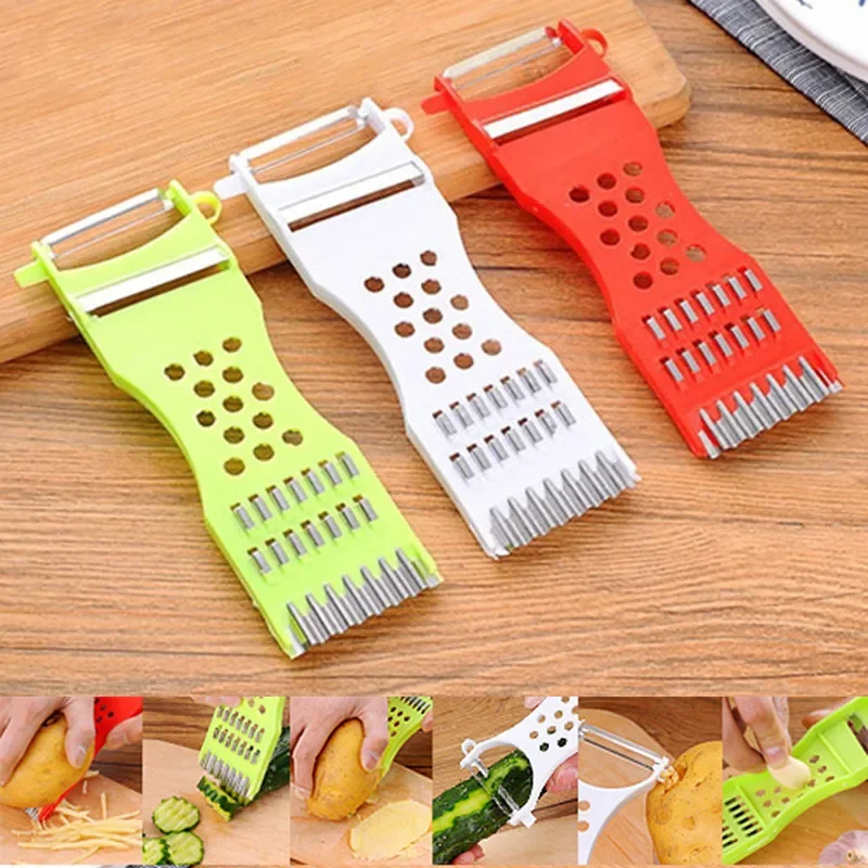 บ้านมัลติฟังก์ชั่ครัว Gadgets  - Kitchen Tools Gadgets Vegetable Fruit Peeler Parer Julienne Cutter Multifunction บทวิจารณ์และราคา