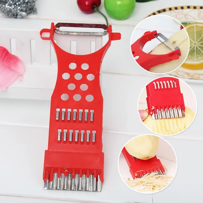 บ้านมัลติฟังก์ชั่ครัว Gadgets  - Kitchen Tools Gadgets Vegetable Fruit Peeler Parer Julienne Cutter Multifunction บทวิจารณ์และราคา