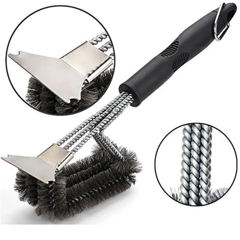 แปรงทำความสะอาดบาร์บีคิวสแตนเล - Kitchen Handy Gadgets บทวิจารณ์และราคา