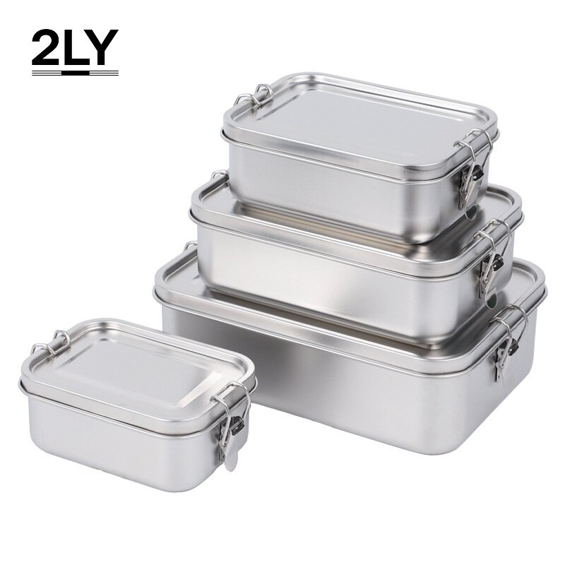 กล่องอาหารกลางวันสแตนเลสเกรด 3 - Food Storage Containers บทวิจารณ์และราคา