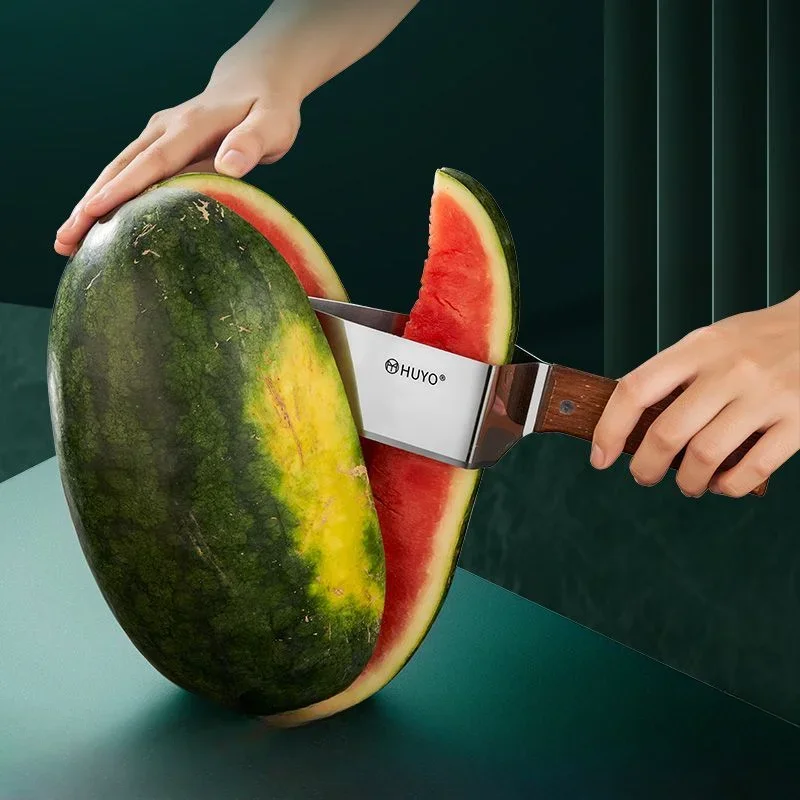 หนาสแตนเลสสามเหลี่ยมเครื่องตัด - Watermelon Slicer Cutter บทวิจารณ์และราคา