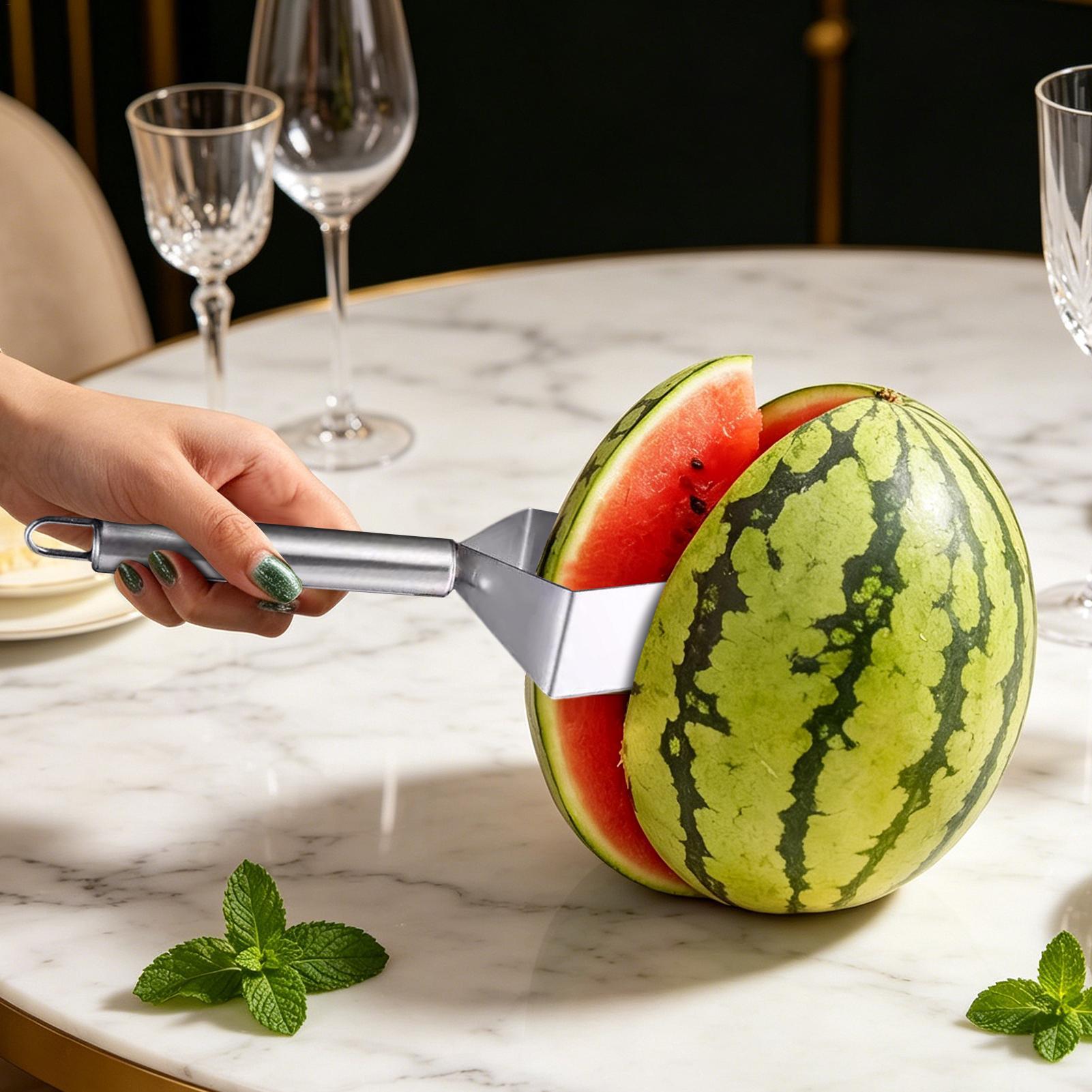 เครื่องตัดแตงโม รูปสามเหลี่ยม  - Watermelon Slicer Cutter บทวิจารณ์และราคา